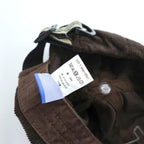 KAVU 日本製 コーデュロイ ベースボールキャップ ブラウン ウェービングストラップ