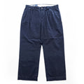 Polo Ralph Lauren 90年代 ヴィンテージ ETHAN PANT 2タック ワイド チノパンツ L ネイビー プリーツ ポロチノ