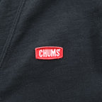 CHUMS Vネック スウェット カーディガン M ブラック ワンポイントロゴ CH00-1231