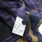 UES WEAR WELL 日本製 ヘビーウェイト 長袖 フランネル ワークシャツ L チェック ダブル フラップ 胸ポケット