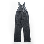 Levi's ブラックデニム ワーク オーバーオール L グレーフェード ヴィンテージ加工 79107-0006