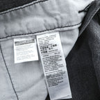Levi's ブラックデニム ワーク オーバーオール L グレーフェード ヴィンテージ加工 79107-0006