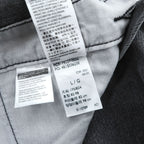 Levi's ブラックデニム ワーク オーバーオール L グレーフェード ヴィンテージ加工 79107-0006