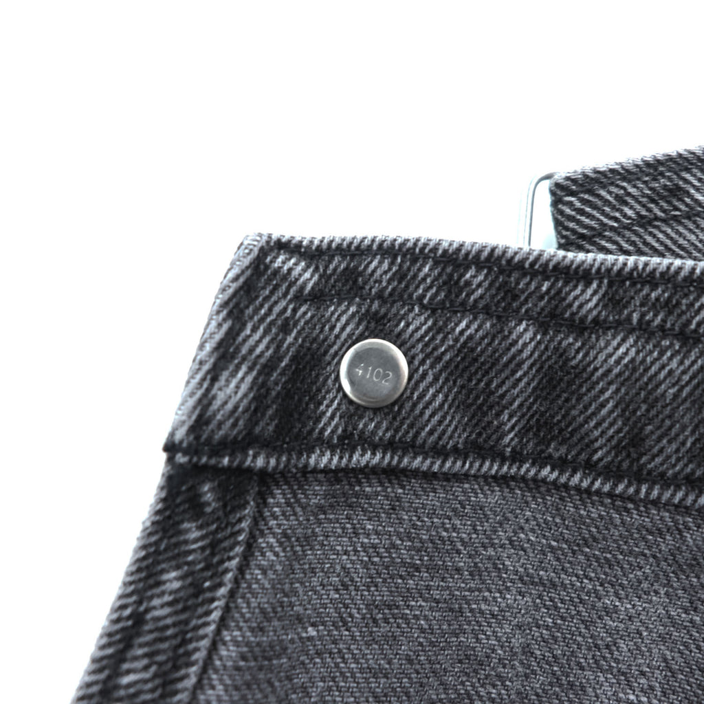 Levi's ブラックデニム ワーク オーバーオール L グレーフェード ヴィンテージ加工 79107-0006