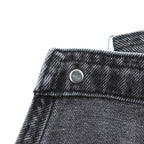 Levi's ブラックデニム ワーク オーバーオール L グレーフェード ヴィンテージ加工 79107-0006