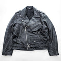 90s Vintage Leather Double Riders Jacket ユーロヴィンテージ 90年代 ダブル ライダースジャケット L ウエストベルト エポレット
