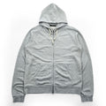 Johnbull ジップパーカー XL グレー ダブルジップ フロントポケット 25029XIA