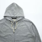 Johnbull ジップパーカー XL グレー ダブルジップ フロントポケット 25029XIA