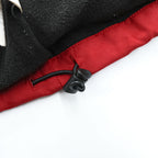 CHAPS Ralph Lauren フード収納式 ナイロンジャケット XL レッド フリースライナー ドローコード SCOVILLジップ