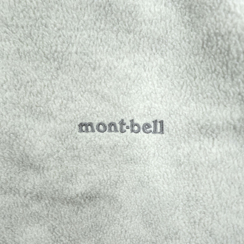 mont-bell クリマプラス100 ラウンドネックシャツ フリース スウェット トレーナー L ベージュ サムホール 1106595