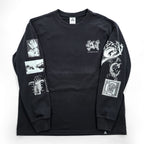 NIKE ACG 長袖 ロングスリーブ Tシャツ ロンT XL ブラック バックプリント 袖プリント アイスランド イン DJ5803-010