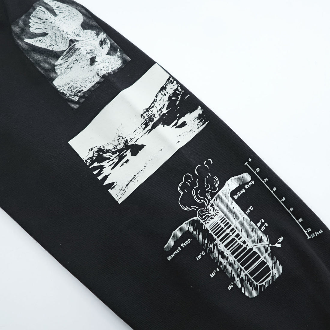 NIKE ACG 長袖 ロングスリーブ Tシャツ ロンT XL ブラック バックプリント 袖プリント アイスランド イン DJ5803-010