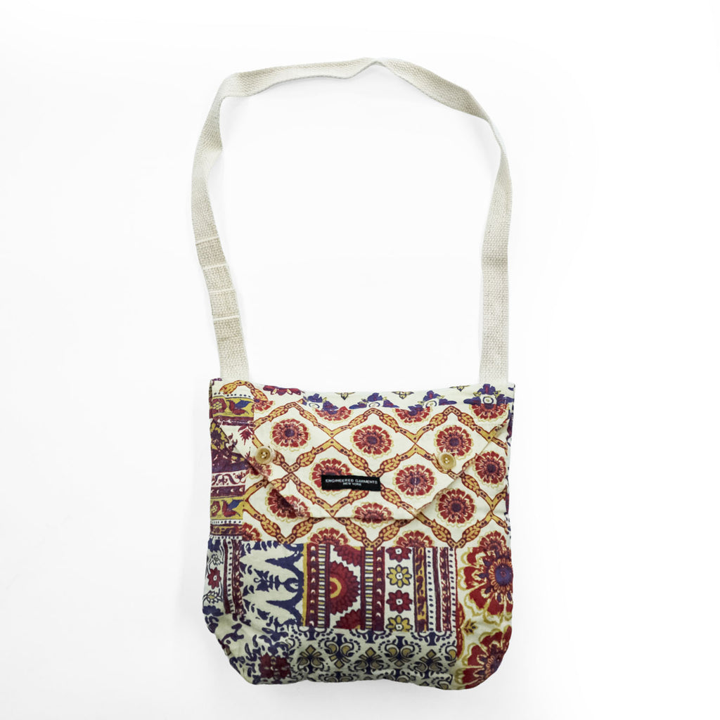 ENGINEERED GARMENTS USA製 ショルダーバッグ Shoulder Pouch ポーチ 総柄 マルチカラー
