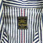 SUGAR CANE Star Union SU10061 Hickory Stripe Cotton Coverall Men's