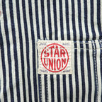 SUGAR CANE Star Union SU10061 Hickory Stripe Cotton Coverall Men's