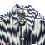 SUGAR CANE Star Union SU10061 Hickory Stripe Cotton Coverall Men's