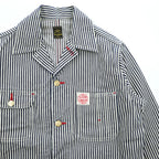 SUGAR CANE Star Union SU10061 Hickory Stripe Cotton Coverall Men's