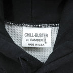 CAMBER USA製 ヘビーウェイト プルオーバー パーカー L ブラック CHILL-BUSTER カンガルーポケット 裏地サーマル