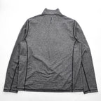 RLX RALPH LAUREN Herringbone Half-Zip Pullover Gray Size L Made in China
