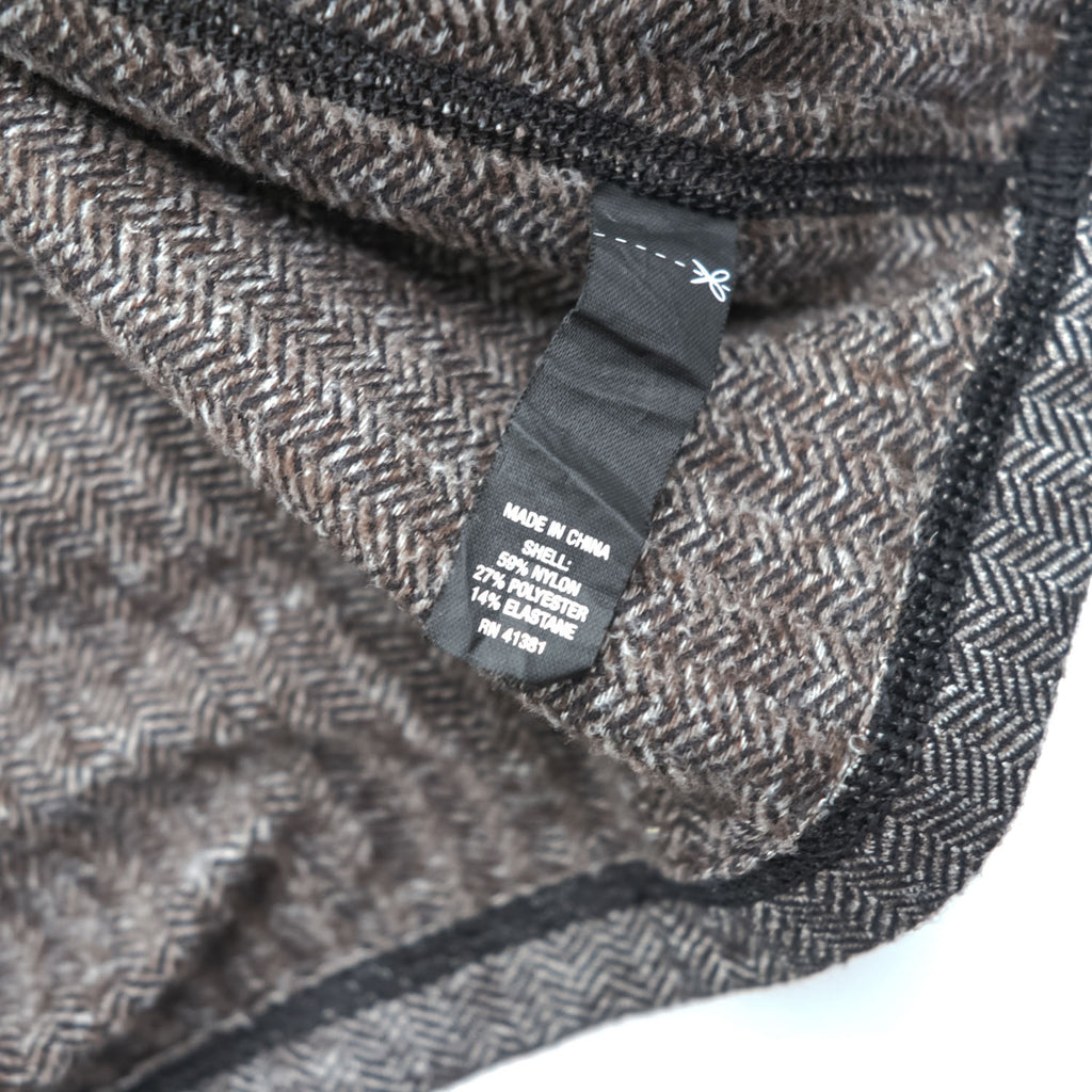 RLX RALPH LAUREN Herringbone Half-Zip Pullover Gray Size L Made in China