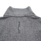 RLX RALPH LAUREN Herringbone Half-Zip Pullover Gray Size L Made in China