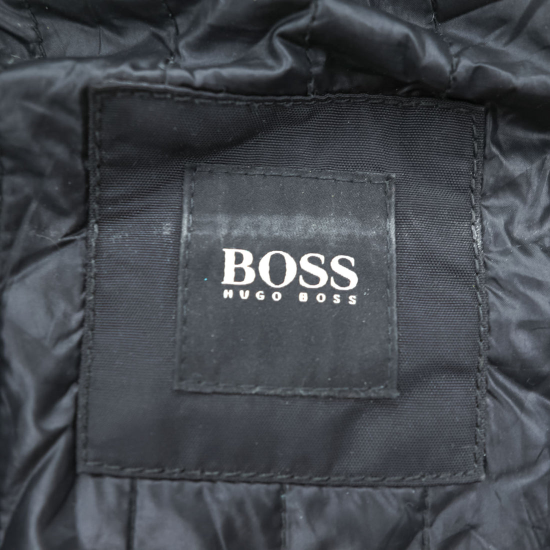 HUGO BOSS ミリタリー 中綿 フィールドジャケット L ブラック マルチポケット