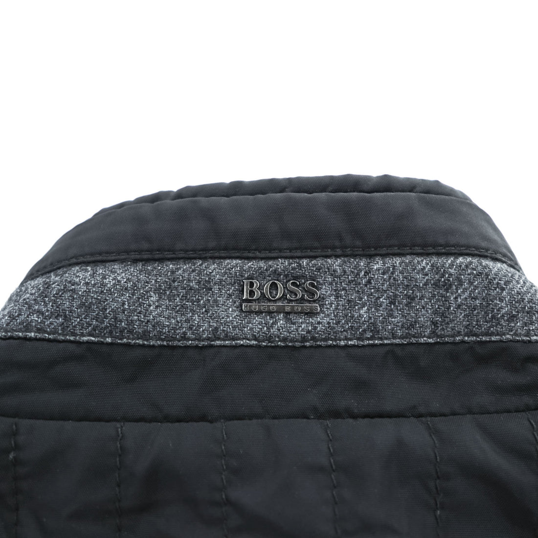 HUGO BOSS ミリタリー 中綿 フィールドジャケット L ブラック マルチポケット