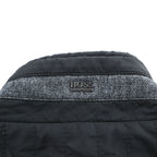 HUGO BOSS ミリタリー 中綿 フィールドジャケット L ブラック マルチポケット