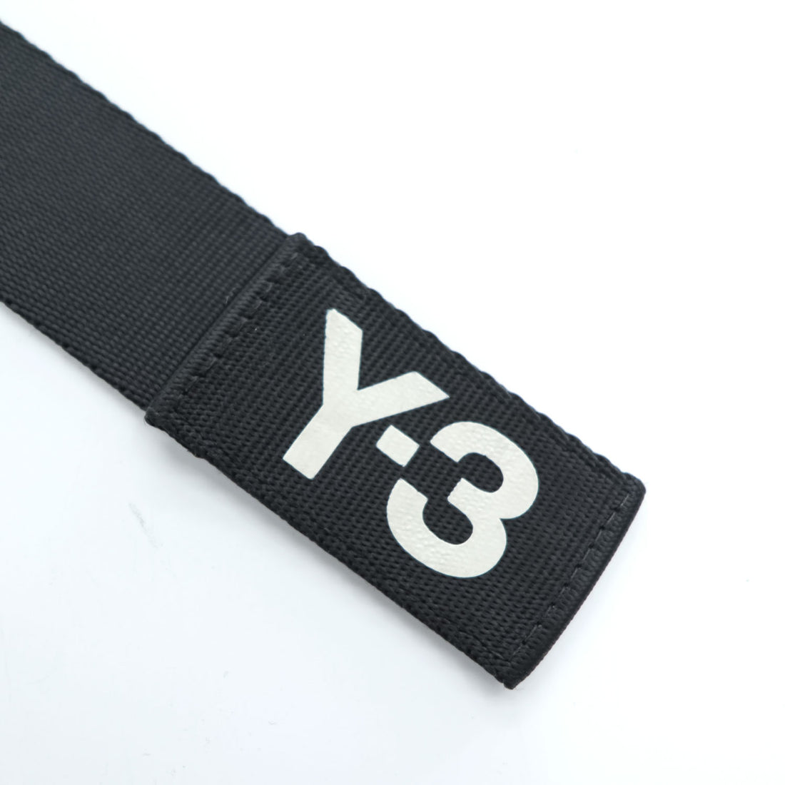 Y-3 ( YOHJI YAMAMOTO × adidas ) Dリング ナイロン ウェビング ロングベルト ブラック LOGO RING BELT