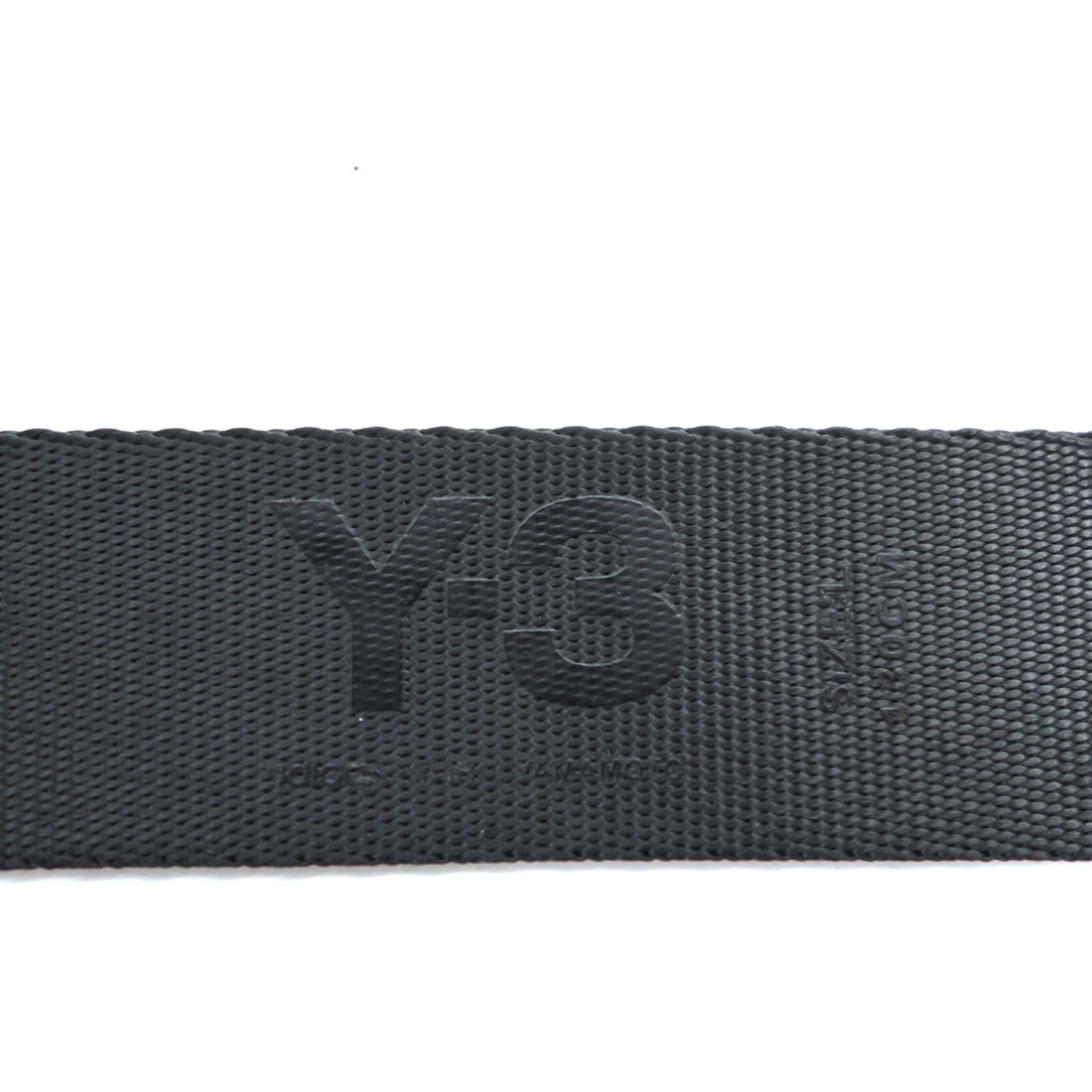 Y-3 ( YOHJI YAMAMOTO × adidas ) Dリング ナイロン ウェビング ロングベルト ブラック LOGO RING BELT