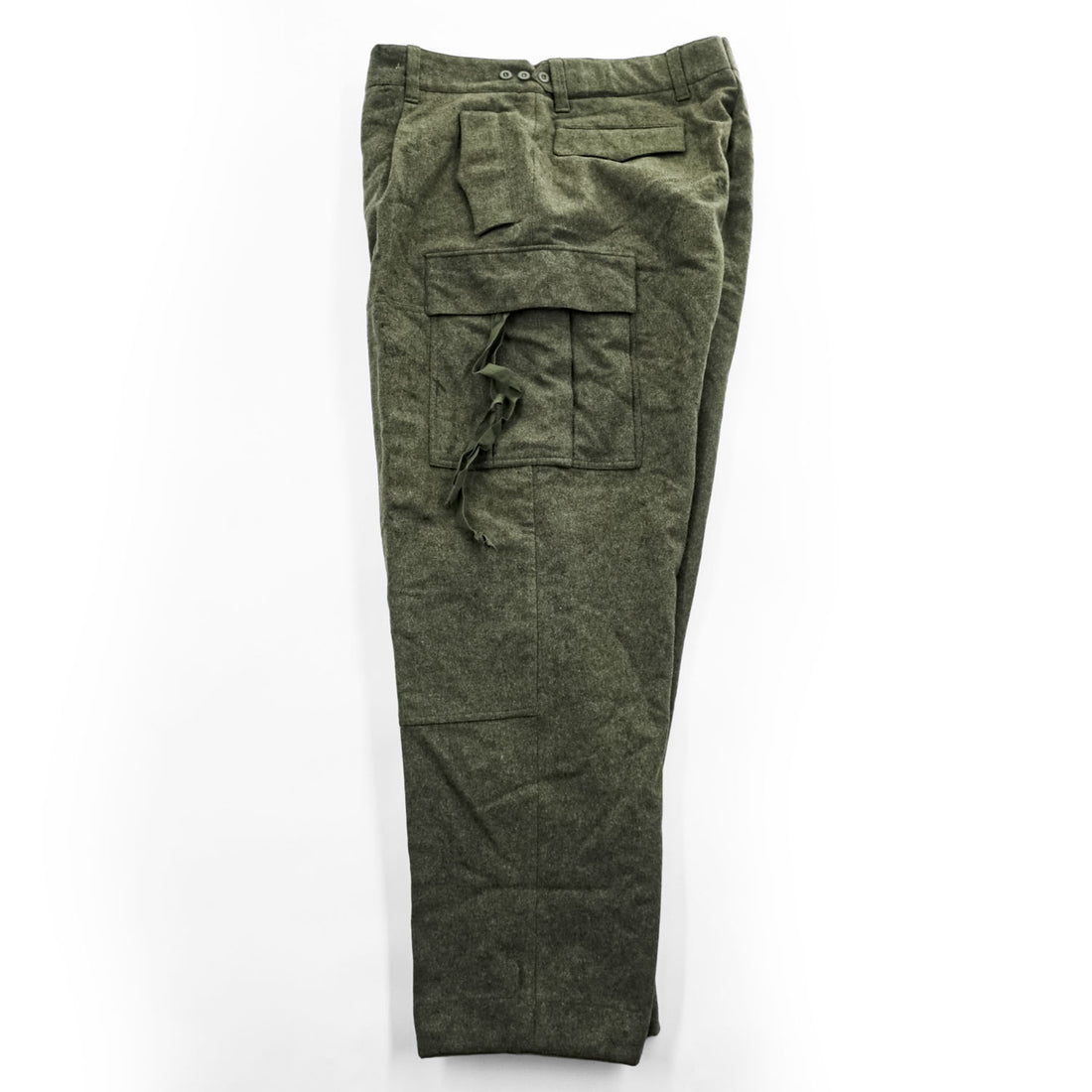 西ドイツ軍 60年代 ヴィンテージ ミリタリー フィールドカーゴパンツ XL カーキ 62年製 ALOIS HEISS K.G 8415-12-130-5792