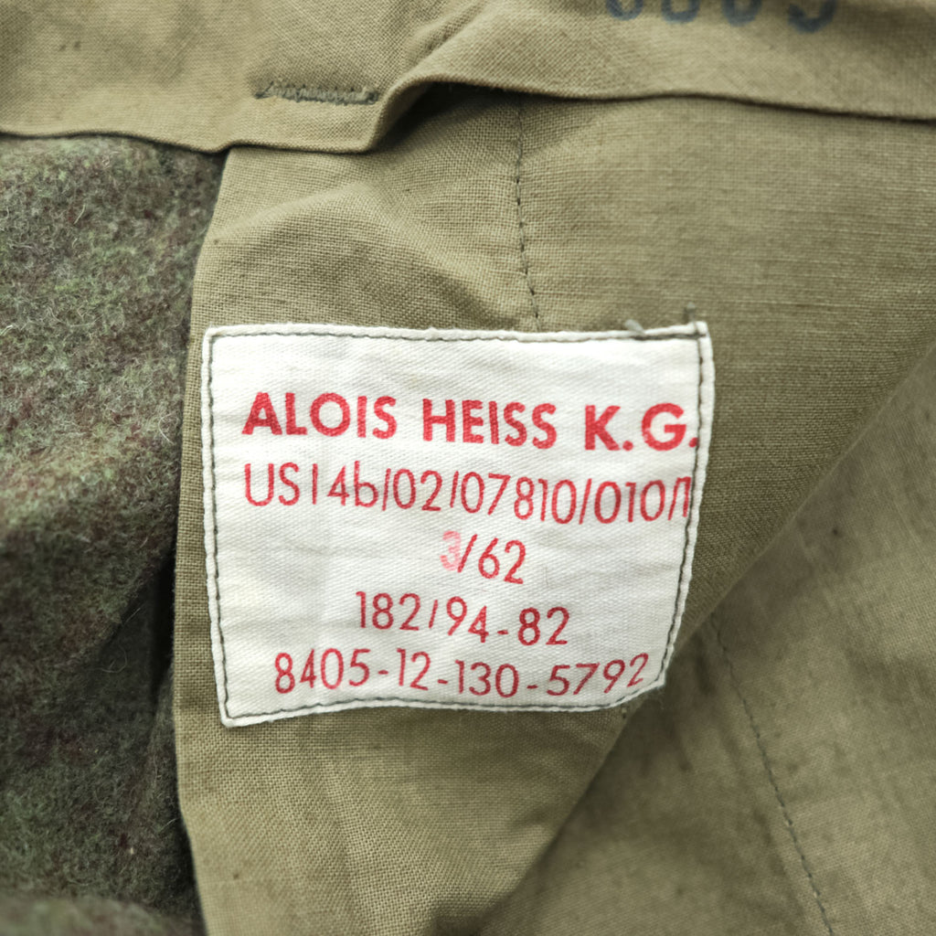 西ドイツ軍 60年代 ヴィンテージ ミリタリー フィールドカーゴパンツ XL カーキ 62年製 ALOIS HEISS K.G 8415-12-130-5792