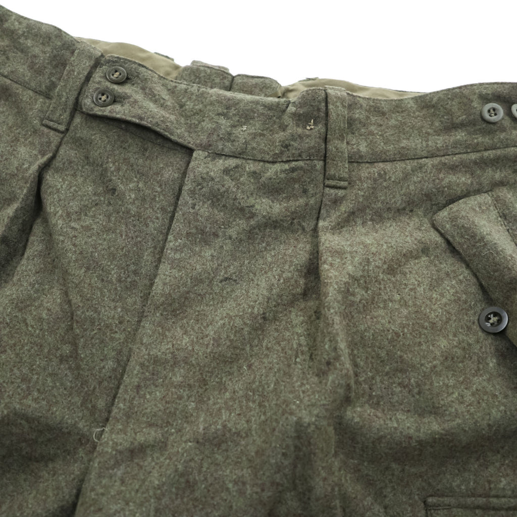 西ドイツ軍 60年代 ヴィンテージ ミリタリー フィールドカーゴパンツ XL カーキ 62年製 ALOIS HEISS K.G 8415-12-130-5792