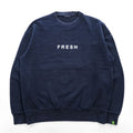 FreshService × LOOPWHEELER 日本製 クルーネック スウェット トレーナー M ネイビー FSW16-SW_02