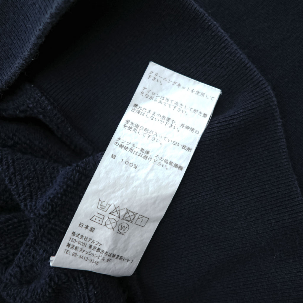 FreshService × LOOPWHEELER 日本製 クルーネック スウェット トレーナー M ネイビー FSW16-SW_02