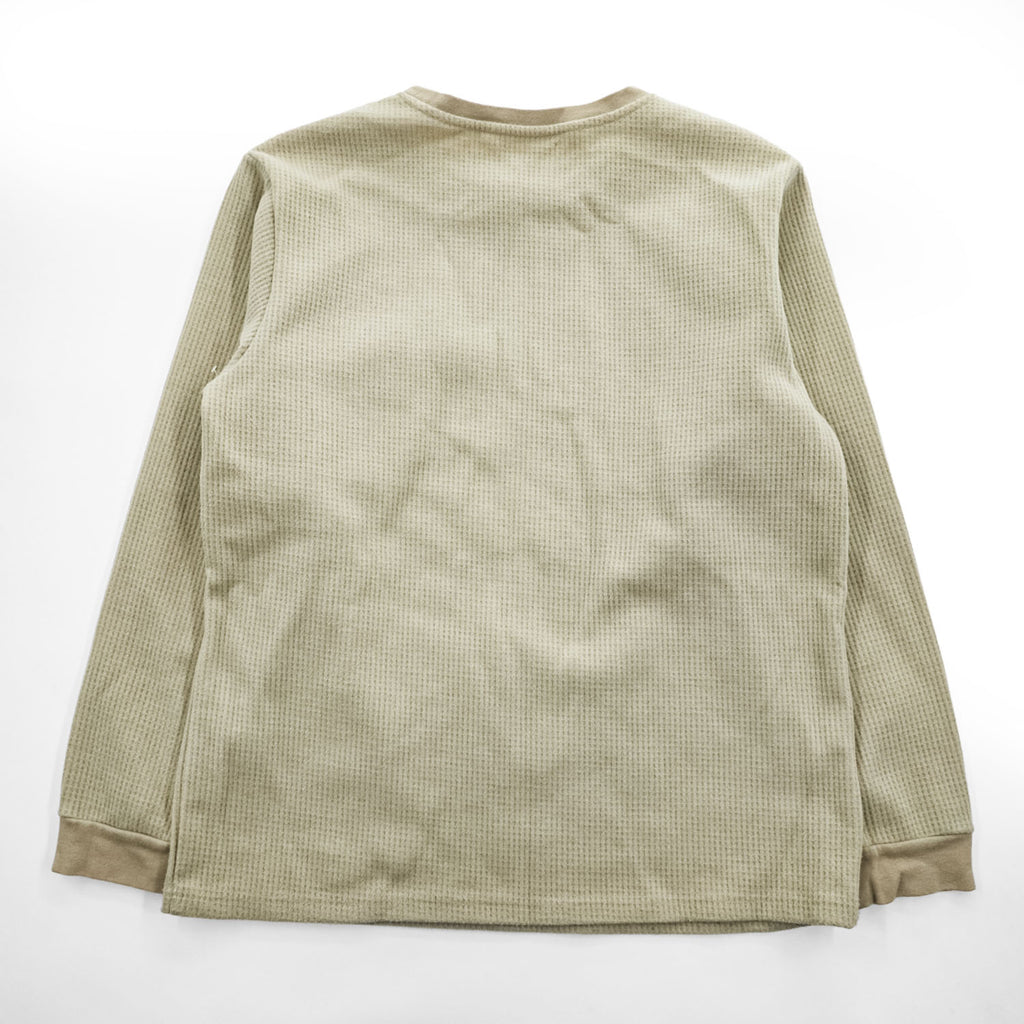 SIERRA DESIGNS Waffle Long Sleeve T-Shirt Beige L Thermal