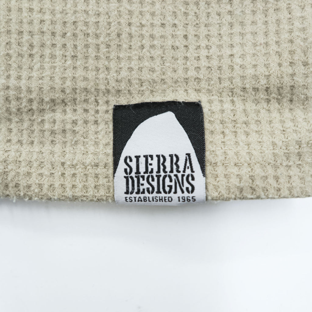 SIERRA DESIGNS Waffle Long Sleeve T-Shirt Beige L Thermal