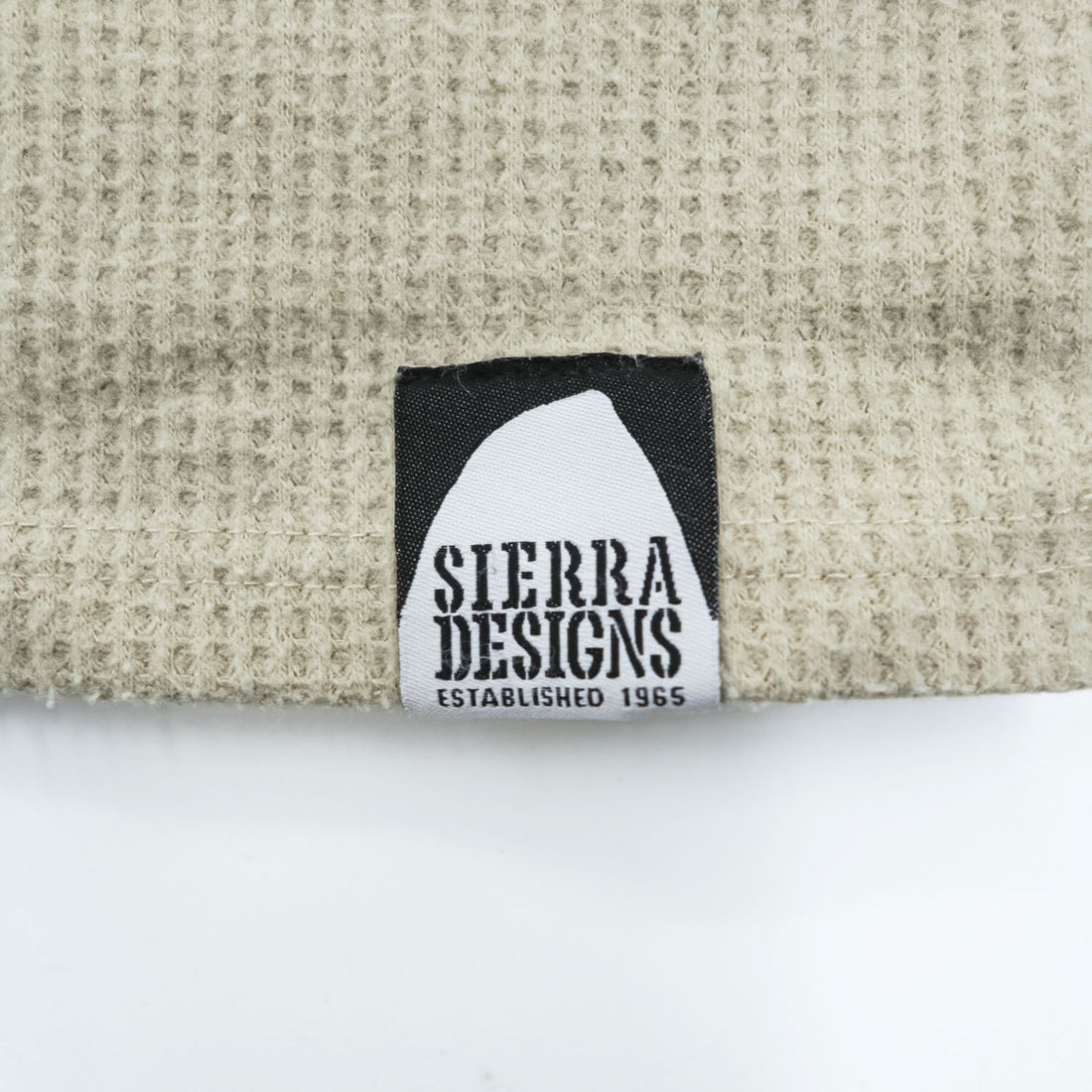 SIERRA DESIGNS Waffle Long Sleeve T-Shirt Beige L Thermal