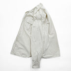 POST O'ALLS Pantograph NYC Stripe Work Shirt Ivory Beige Cotton Made in Japan M