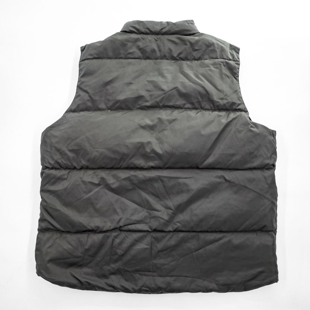 NAPAPIJRI リバーシブル ダウンベスト XL ブラック リップストップ NEW NORDIC REVERS スナップボタン NOYMKF