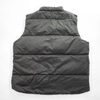 NAPAPIJRI リバーシブル ダウンベスト XL ブラック リップストップ NEW NORDIC REVERS スナップボタン NOYMKF