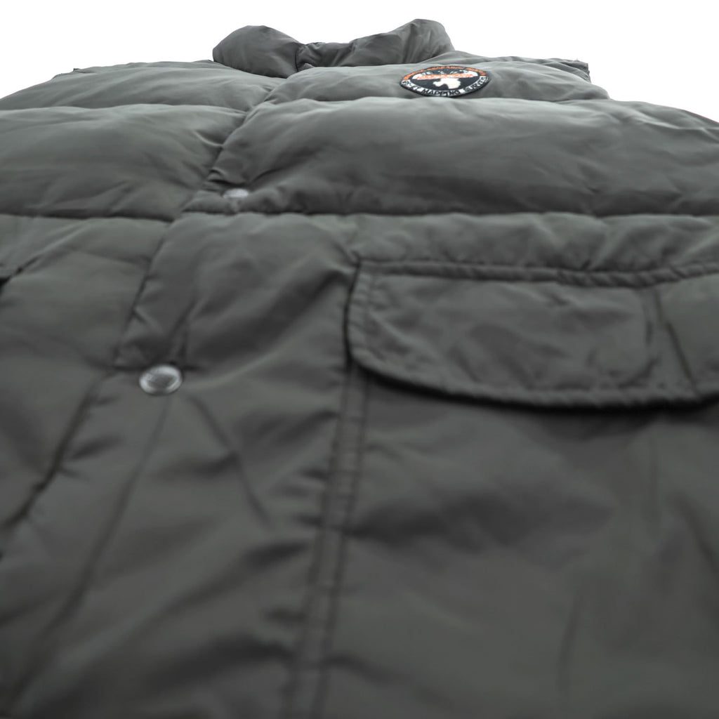 NAPAPIJRI リバーシブル ダウンベスト XL ブラック リップストップ NEW NORDIC REVERS スナップボタン NOYMKF