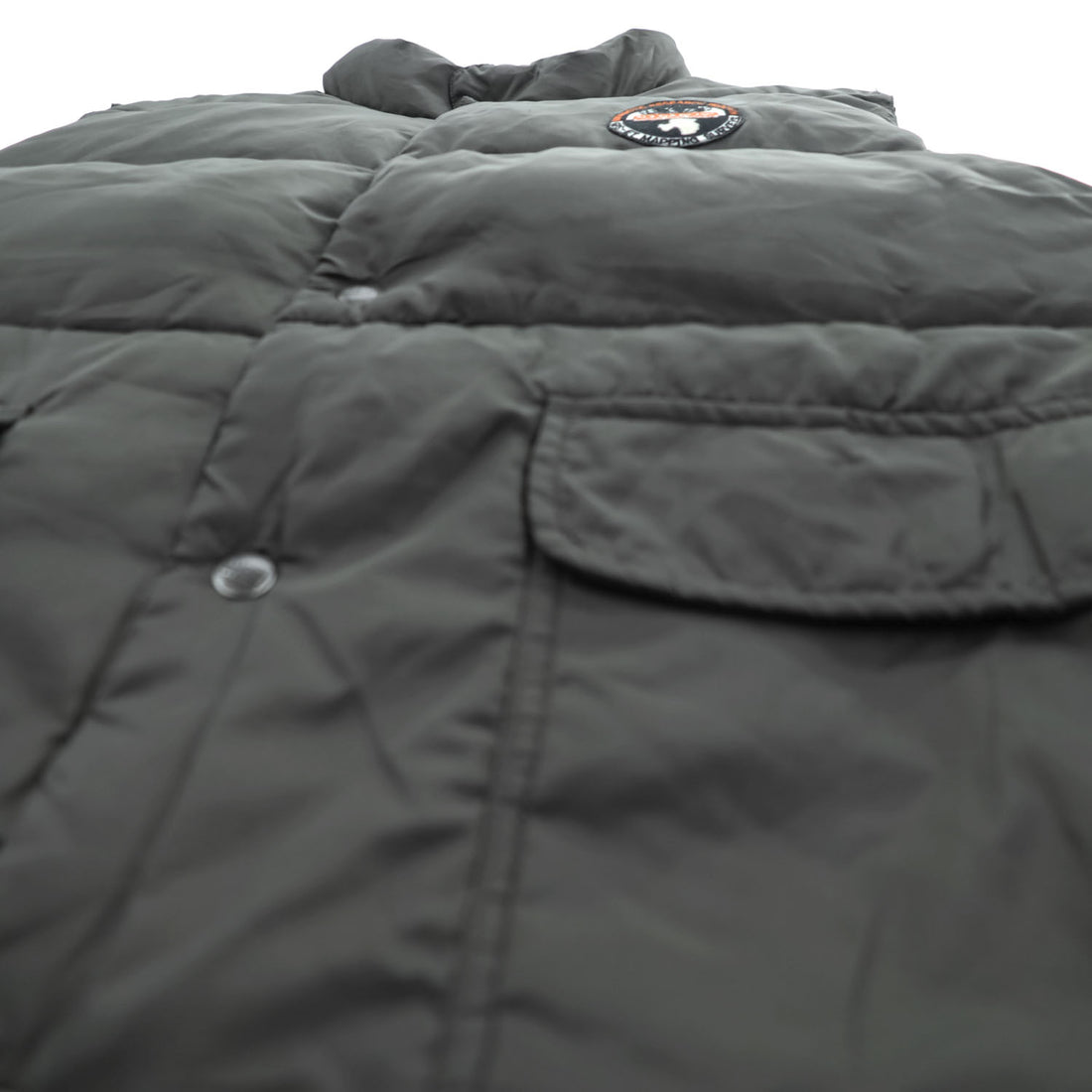 NAPAPIJRI リバーシブル ダウンベスト XL ブラック リップストップ NEW NORDIC REVERS スナップボタン NOYMKF