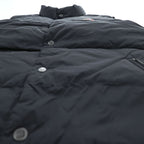 NAPAPIJRI リバーシブル ダウンベスト XL ブラック リップストップ NEW NORDIC REVERS スナップボタン NOYMKF