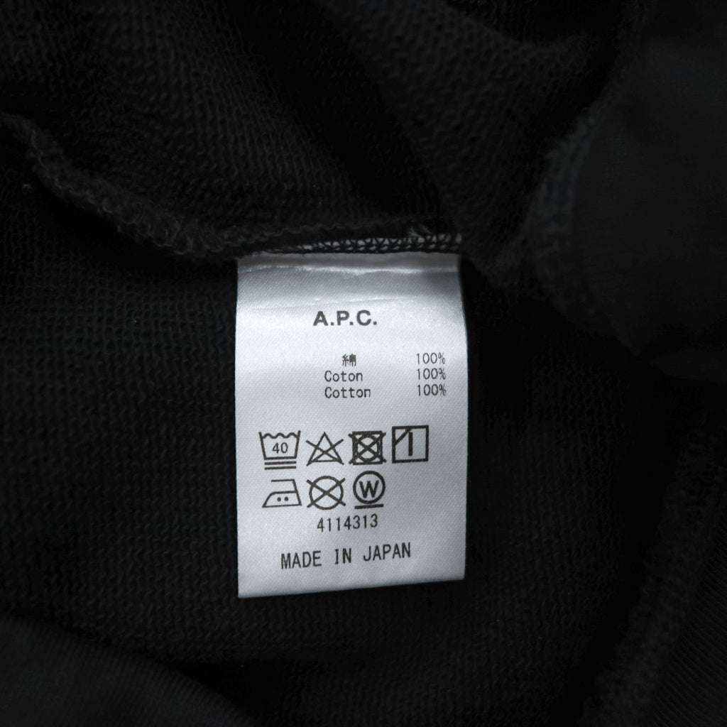 A.P.C. 日本製 スウェットパンツ M ブラック 24213-1-90312