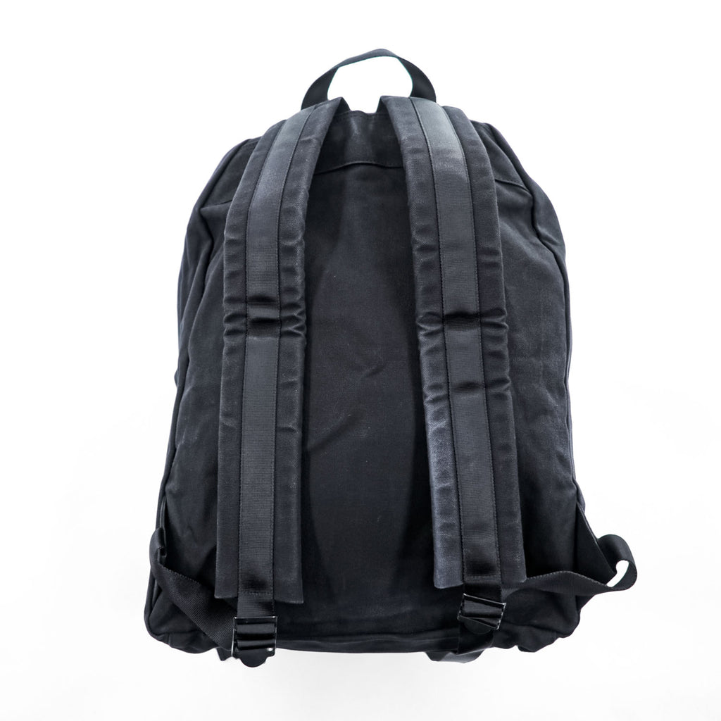 KEESE キャンバス バックパック リュック ブラック 帆布 デイバッグ