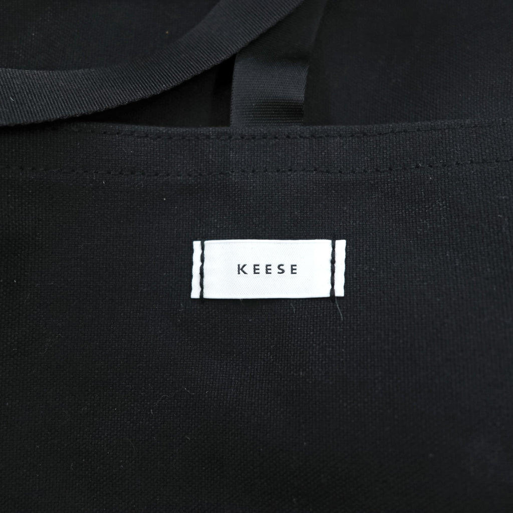 KEESE キャンバス バックパック リュック ブラック 帆布 デイバッグ