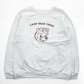 DUBBLE WORKS ( WAREHOUSE ) 日本製 スウェット トレーナー M ホワイト CAMP BEAR CREEK