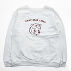 DUBBLE WORKS ( WAREHOUSE ) 日本製 スウェット トレーナー M ホワイト CAMP BEAR CREEK