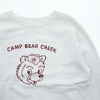 DUBBLE WORKS ( WAREHOUSE ) 日本製 スウェット トレーナー M ホワイト CAMP BEAR CREEK